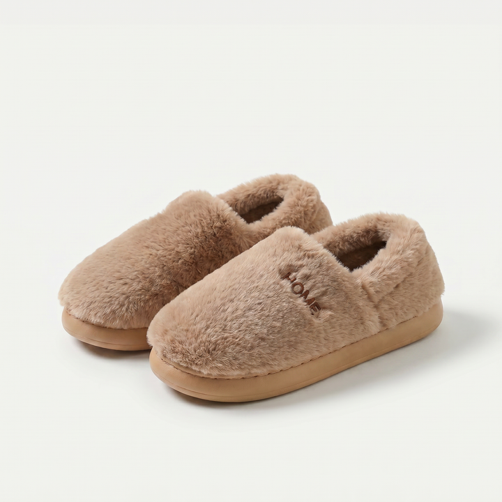 Accueil - Chausson rembourré en peluche
