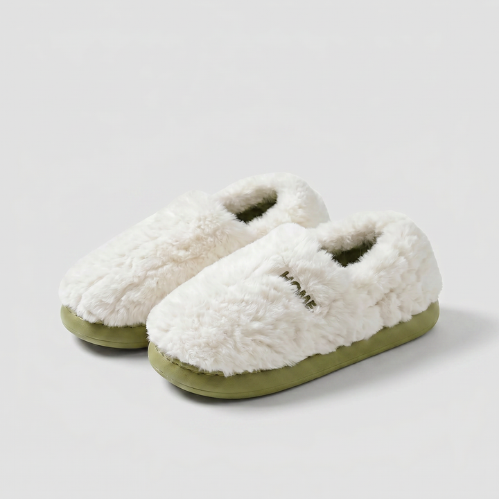 Accueil - Pantoufles en peluche doublées