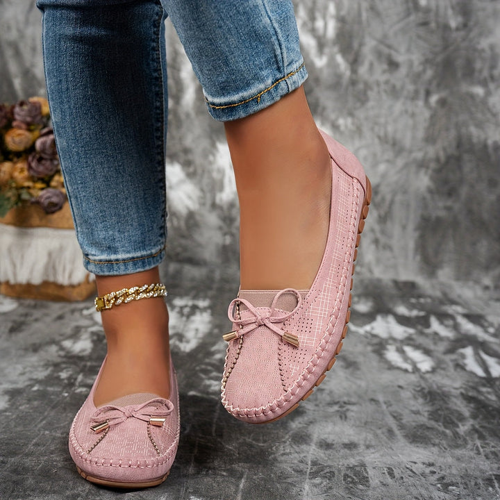 Sabine – Mocassins confortables et souples avec nœud délicat