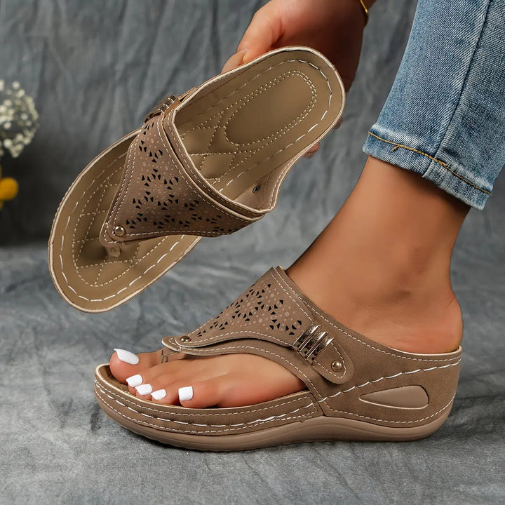 Élodie - Sandales compensées pour femme