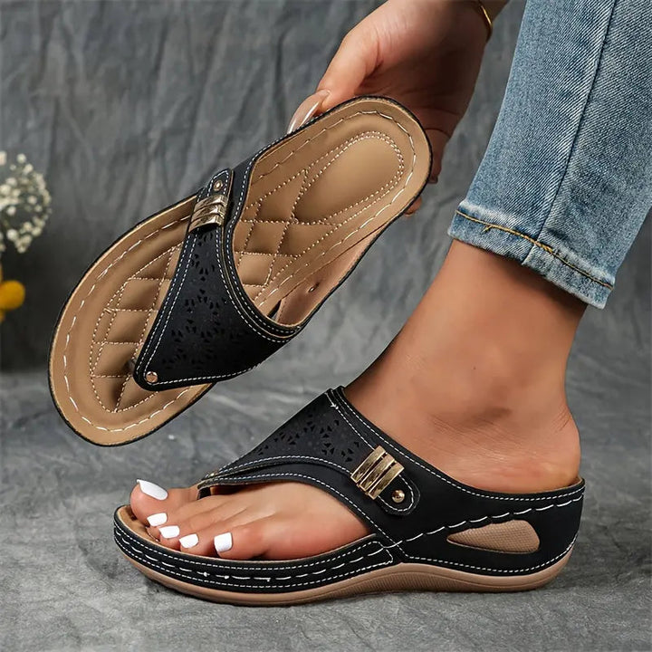 Élodie - Sandales à talon compensé pour femme