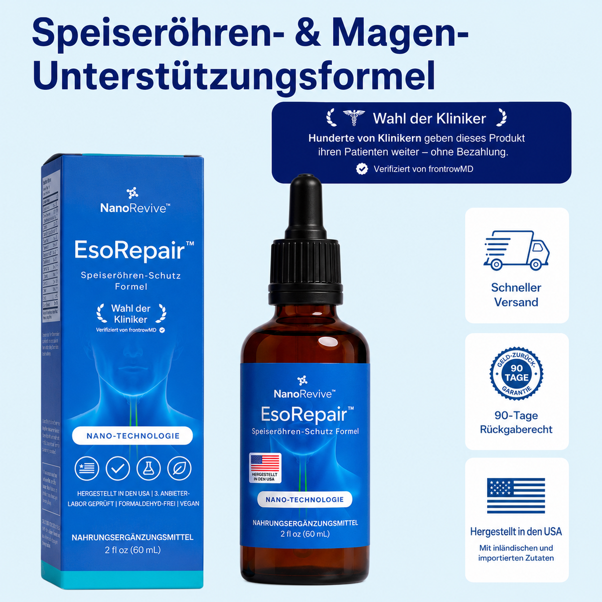 NEU: Die ultimative Nano-Formel für den Schutz der Speiseröhre