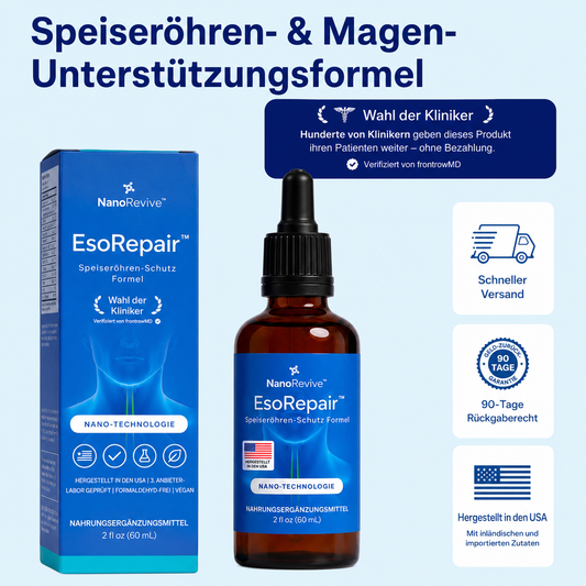 NEU: Die ultimative Nano-Formel für den Schutz der Speiseröhre