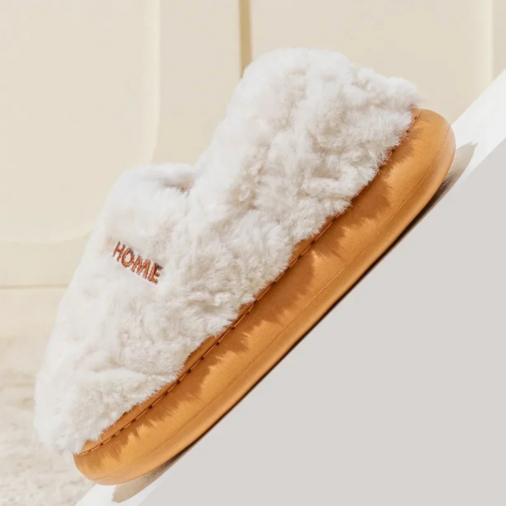 Accueil - Chausson rembourré en peluche