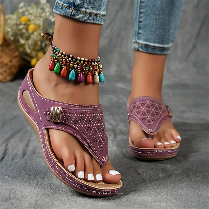 Élodie - Sandales compensées pour femme