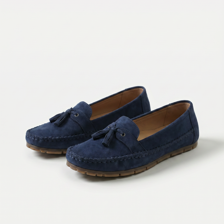 Nadine - Mocassins classiques à pompons