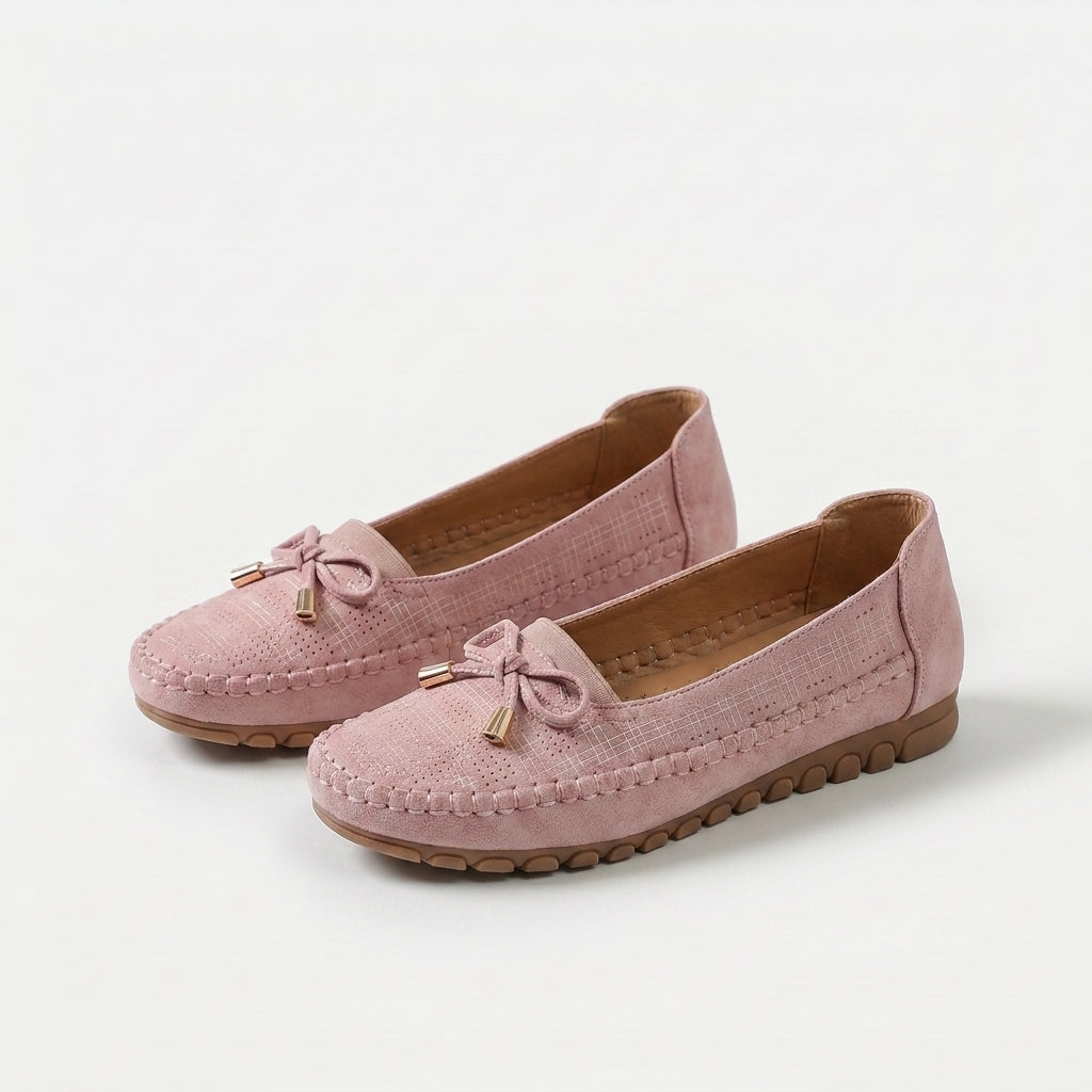Sabine – Mocassins confortables et souples avec nœud délicat