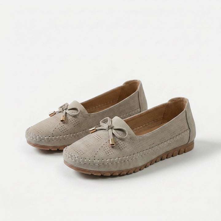 Sabine – Mocassins confortables et souples avec nœud délicat