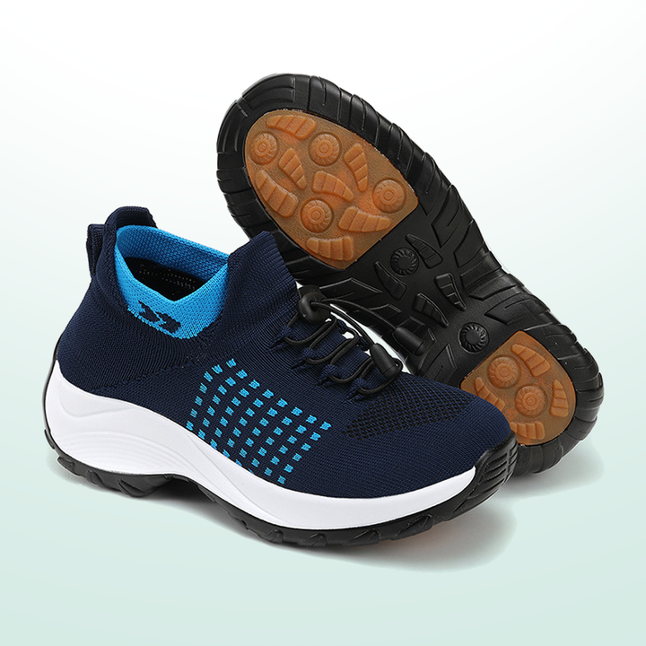 Ambulo Chaussures Orthopédiques en Tricot - Bleu Marine