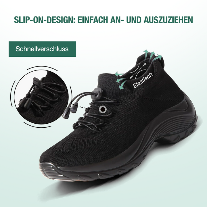 Chaussures Orthopédiques Ambulo en Tricot - Tout Noir