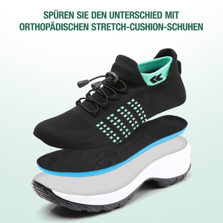 Ambulo Chaussures Orthopédiques en Tricot - Vert Noir