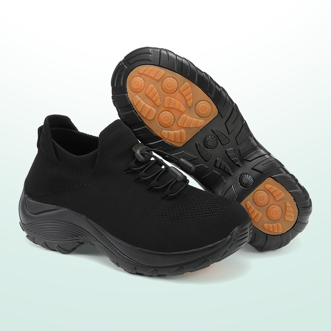 Chaussures Orthopédiques Ambulo en Tricot - Tout Noir